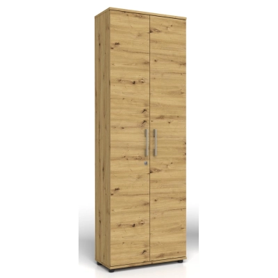 Regał Szafa G 60 2d Dąb ARTISAN z zamkiem rodo